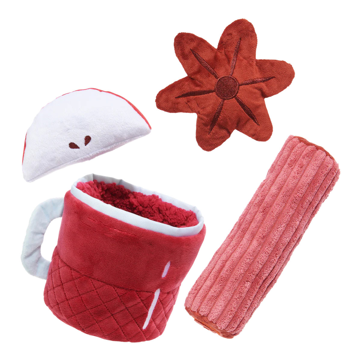 Mulled Wine Plush Tug Dog Toy