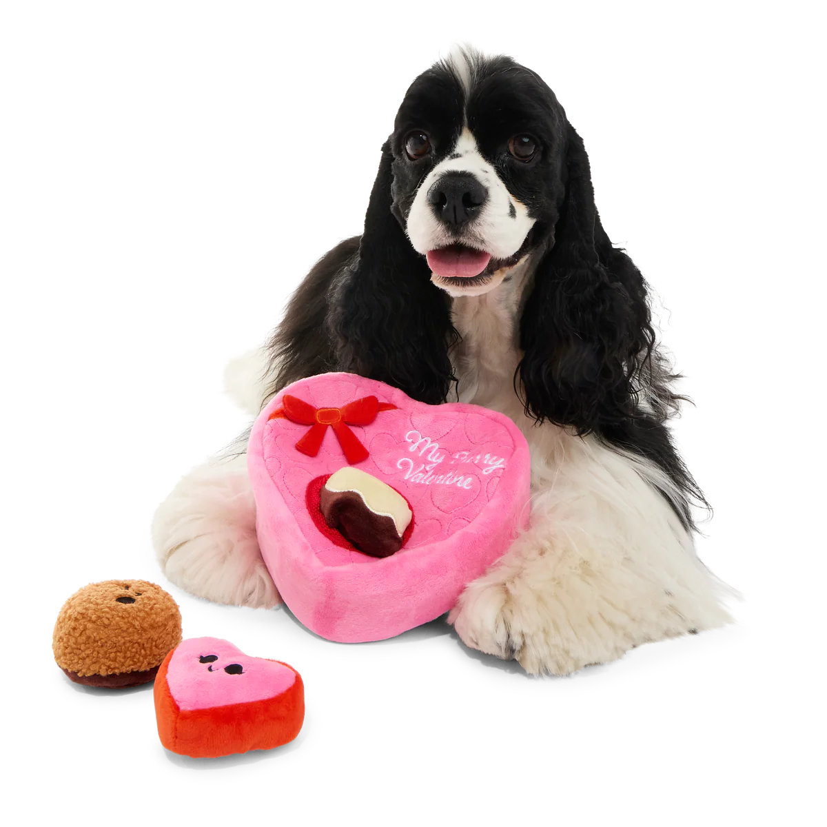 My Furry Valentine Chocolicks Plush Multi-Part + Enrichment Dog Toy - Image 8