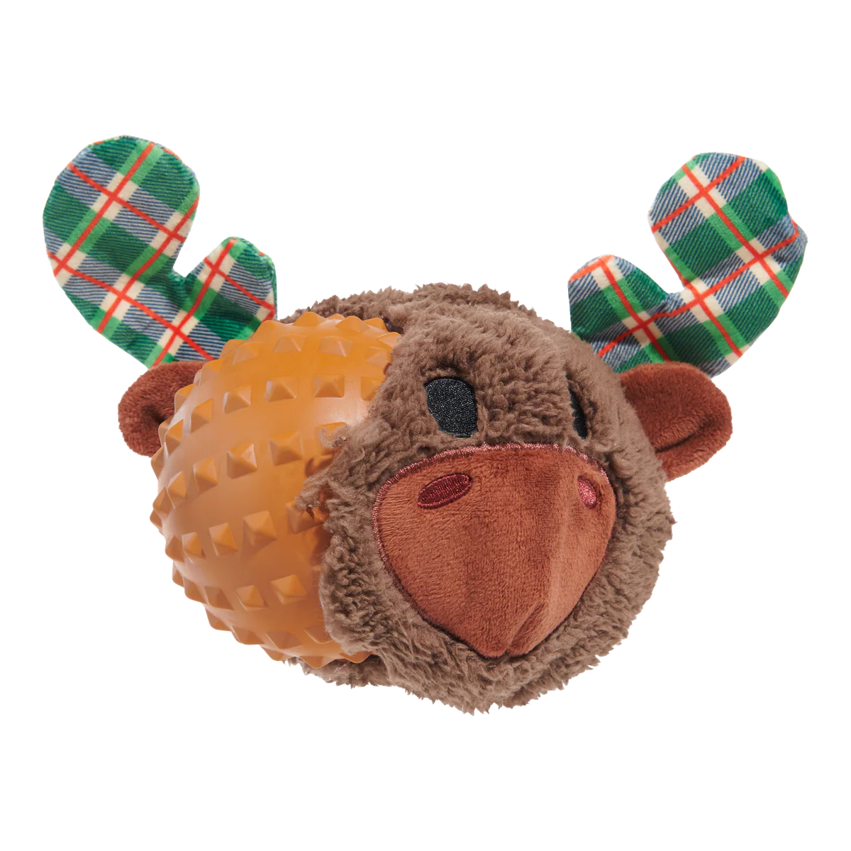 Plaidamoose Durable Super Chewer 2-in-1 Rip and Reveal Dog Toy
